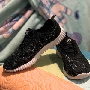 Sparkly slip on shoes